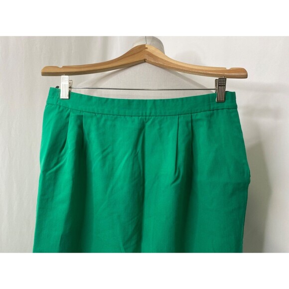 Paul Stanley Womens Size 14 Wool Skirt Green Knee Length Lined - Picture 3 of 9